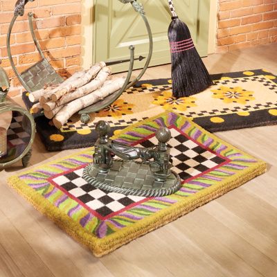 MacKenzie-Childs  Courtly Check Double Door Entrance Mat