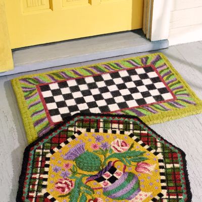 MacKenzie-Childs  Courtly Check Double Door Entrance Mat