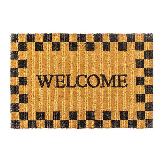 Welcome Checked Entrance Mat image two