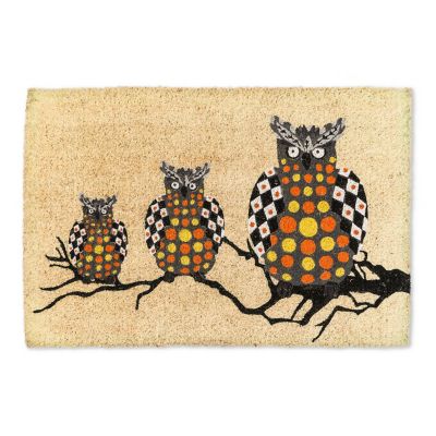 Owl Entrance Mat mackenzie-childs Panama 0