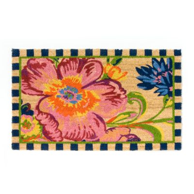 Flower Market Double Door Entrance Mat - ivory & birch