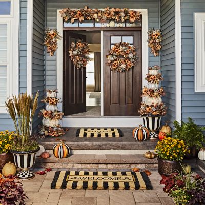 Stripe Door Mat Set  Outdoor door mat, Indoor mats, Door mat