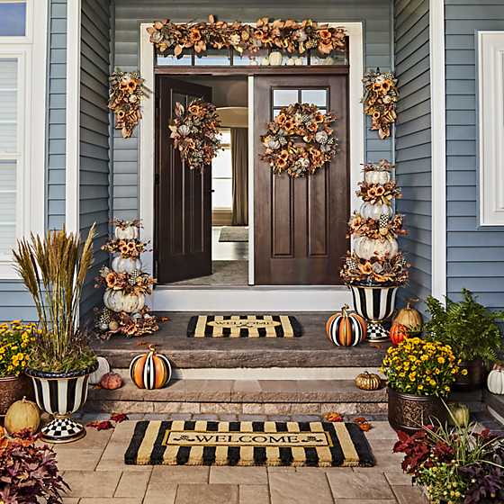 Awning Stripe Welcome Mat image five