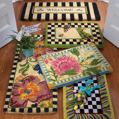 Welcome Mats for Front Door, Entryway Welcome Doormat with