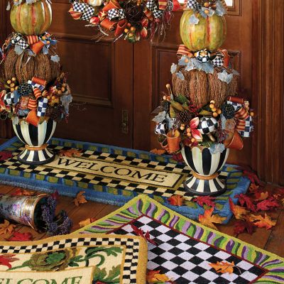 MacKenzie-Childs  Courtly Check Double Door Entrance Mat