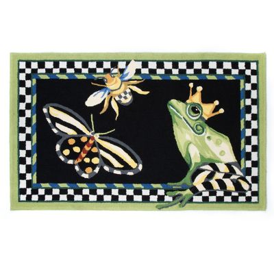 Frog and Bee 3' x 5' Rug mackenzie-childs Panama 0