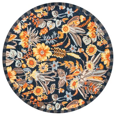 Walk in the Woods Rug - 6' Round mackenzie-childs Panama 0