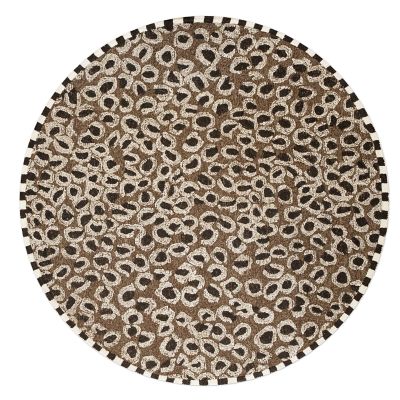 Serengeti 6' Round Rug mackenzie-childs Panama 0