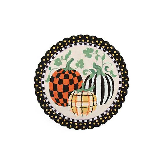Pumpkin Patch Rug - 3' Round image two