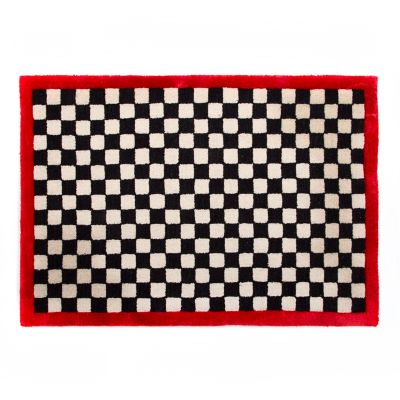 Check It Out Rug - 2'3'' x 3'9''- Red mackenzie-childs Panama 0