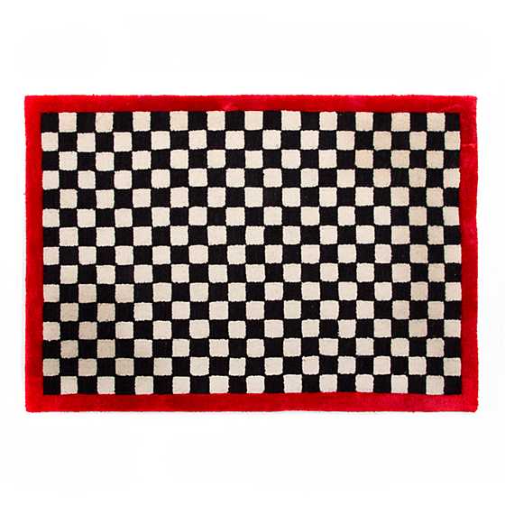 Check It Out Rug - 2'3'' x 3'9''- Red image one