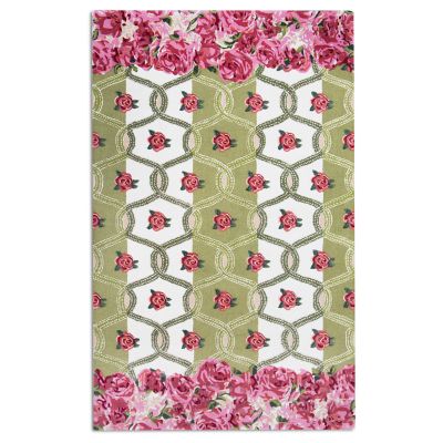 Really Rosy Rug - 5' x 8' mackenzie-childs Panama 0