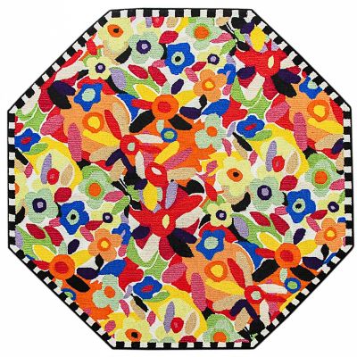 Avant Garden Indoor/Outdoor Rug - 6' Octagon mackenzie-childs Panama 0