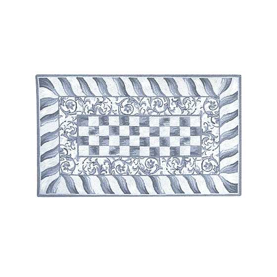 Sterling Check Rug - 3' x 5' image two