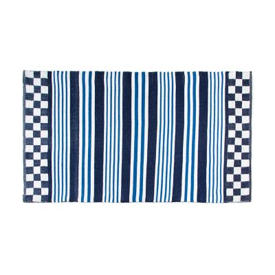 MacKenzie-Childs | Boathouse Outdoor Striped Rug - 5' x 8'