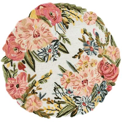 Flower Garden 6' Round Rug mackenzie-childs Panama 0