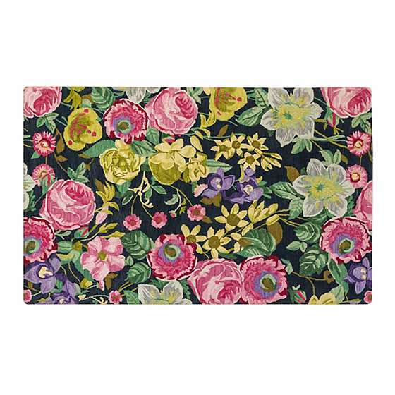 Midnight Floral Rug - 5' x 8' image two