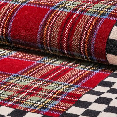 MacKenzie-Childs  Royal Stewart Tartan Rug - 2'3 x 3'9