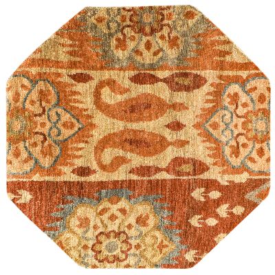 Cobblehill Hand Knotted Rug - 6' Octagon mackenzie-childs Panama 0