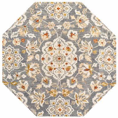 Cobblestone 6' Octagon Rug mackenzie-childs Panama 0