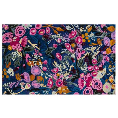 Aurora Floral Royal 5' x 8' Rug mackenzie-childs Panama 0