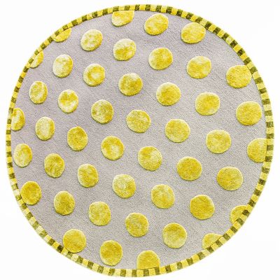 Macro Dot Chartreuse Rug - 6' Round mackenzie-childs Panama 0