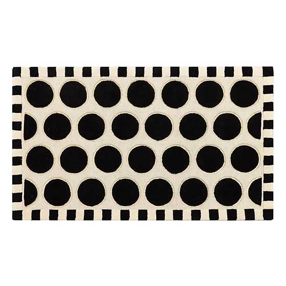 Dots A Lots Rug - Black - 3' x 5' image two