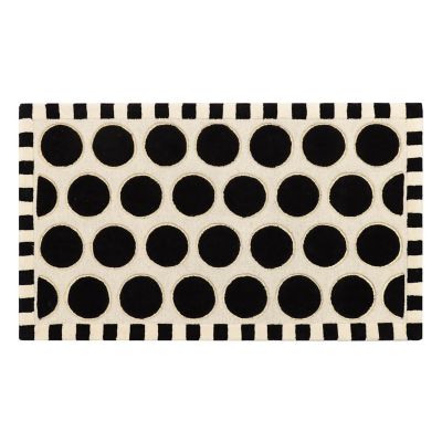 Dots A Lots Rug - Black - 3' x 5' mackenzie-childs Panama 0