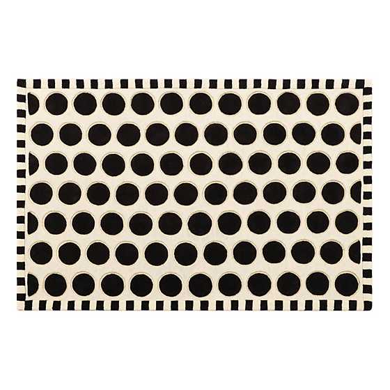 Dots A Lots Rug - Black - 5' x 8' image two