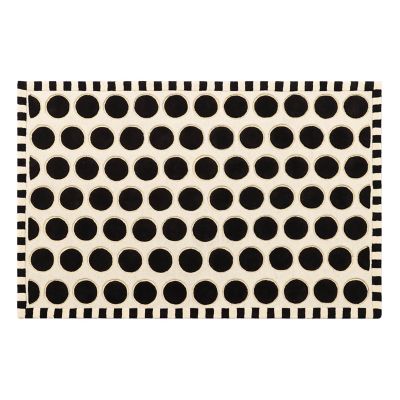 Dots A Lots Rug - Black - 5' x 8' mackenzie-childs Panama 0