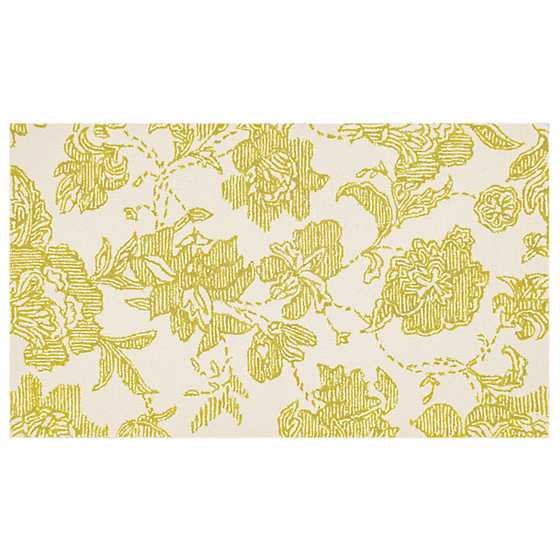 Marquee Floral Rug - Chartreuse - 3' x 5'