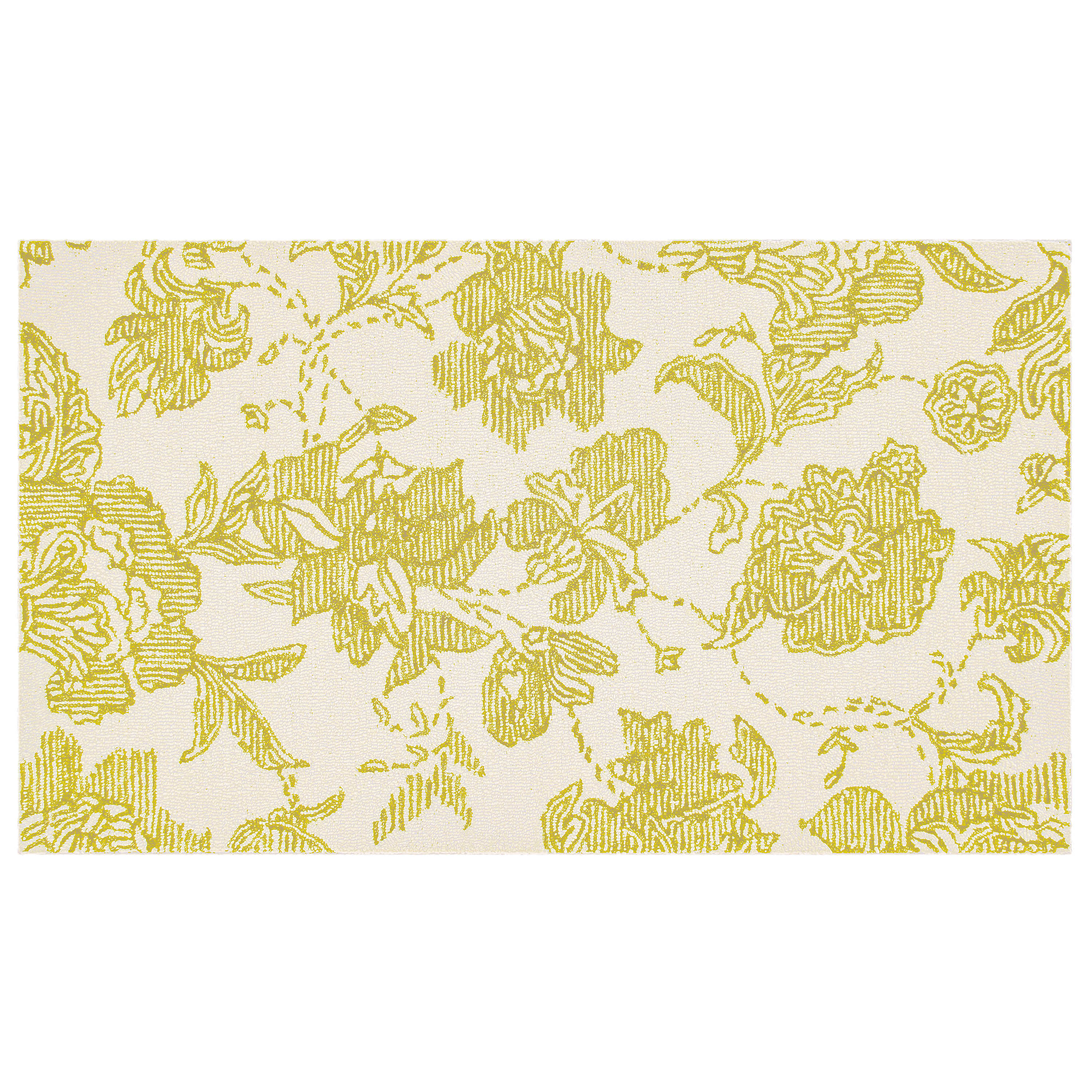 Marquee Floral Rug - Chartreuse - 3' x 5' mackenzie-childs Panama 0