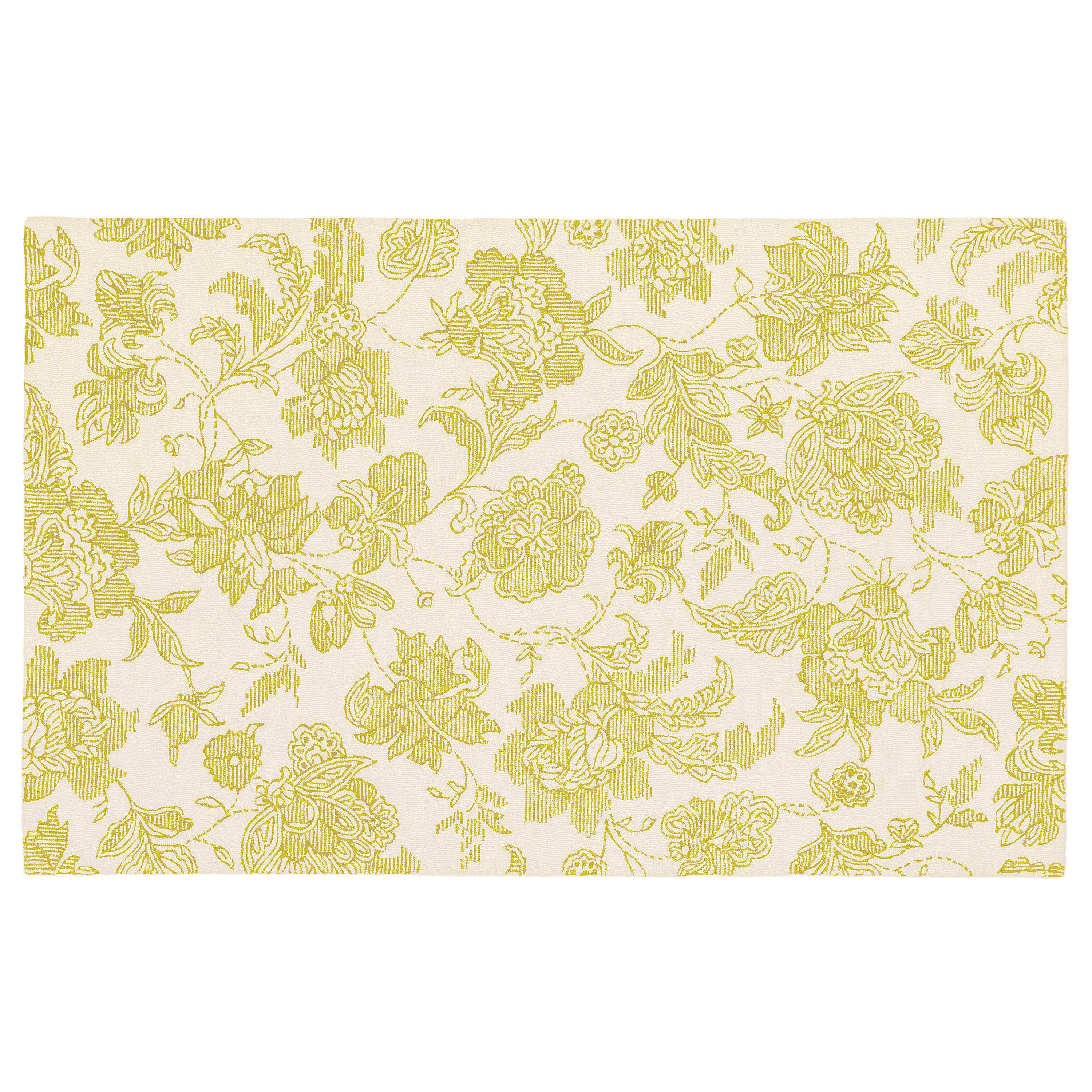 Marquee Floral Rug - Chartreuse - 5' x 8' mackenzie-childs Panama 0