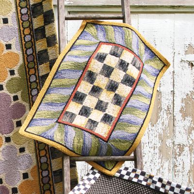 MacKenzie-Childs Courtly Check Floor Mat - 2' x 3