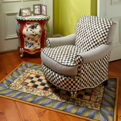 MacKenzie-Childs  Courtly Check Chair Cushion