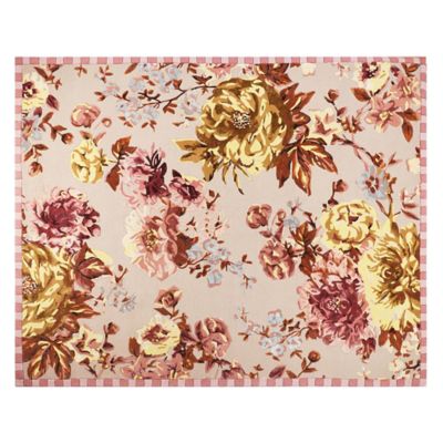 Dusty Rose Floral 8' x 10' Rug mackenzie-childs Panama 0