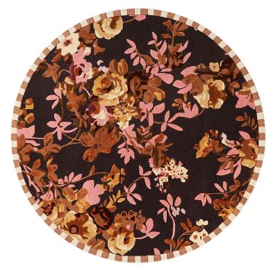 Wild Rose Floral 6' Round Rug mackenzie-childs Panama 0