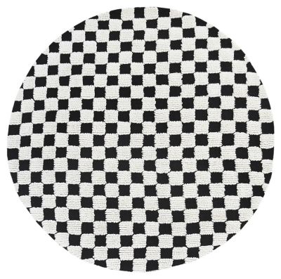 Checkerboard 6' Round Rug mackenzie-childs Panama 0