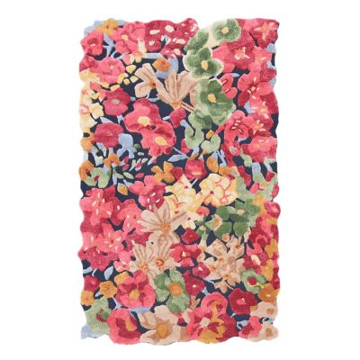 Laura's Flowers 3' x 5' Rug mackenzie-childs Panama 0