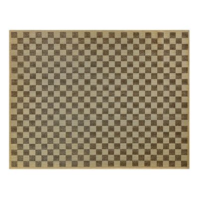 Black Check 8' x 10' Indoor/Outdoor Rug mackenzie-childs Panama 0