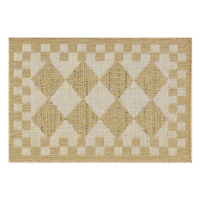 White Diamond 2' x 3' Indoor/Outdoor Rug mackenzie-childs Panama 0