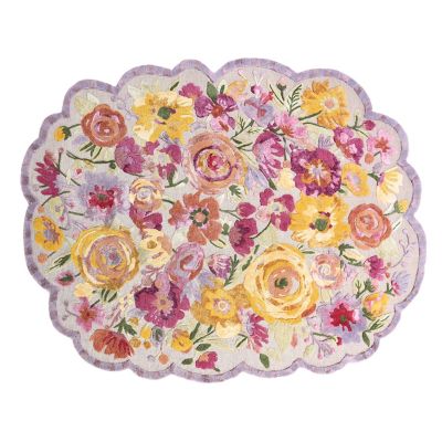 Scalloped Flower Meadow 8' x 10' Rug mackenzie-childs Panama 0