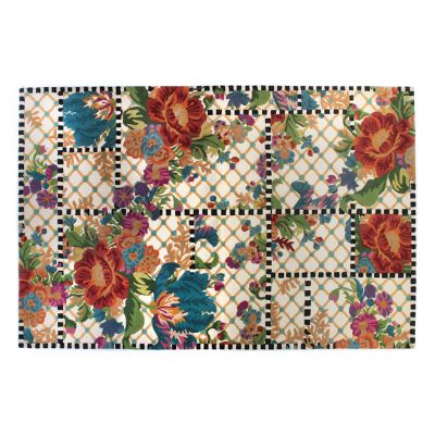 Flower Market Trellis Rug - Ivory - 5' x 8' mackenzie-childs Panama 0