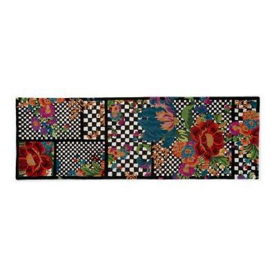 Flower Market Trellis Rug - Black - 2'8