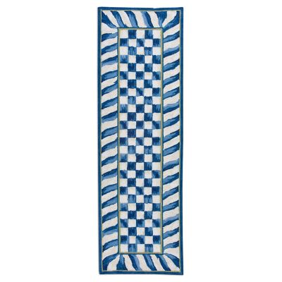 MacKenzie-Childs Royal Check Floor Mat - 2'6 x 8' Runner