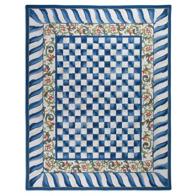 MacKenzie-Childs | Truly Royal Check 8' x 10' Rug