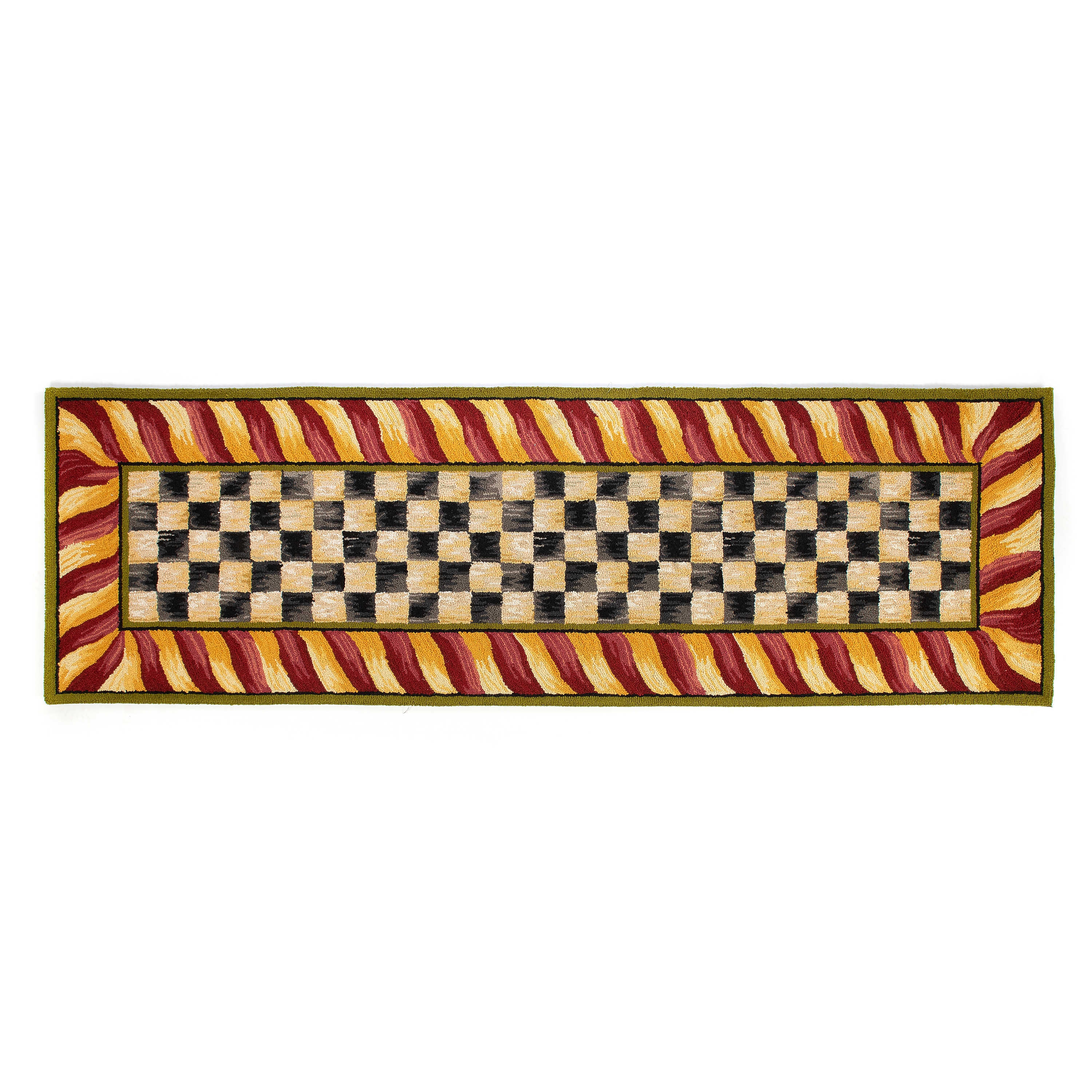 Courtly Check Red & Gold 2'6