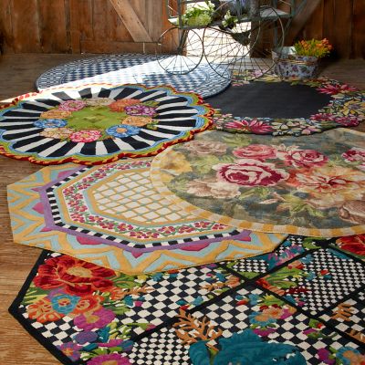 Cutting Garden Rug - 6' Round image seven