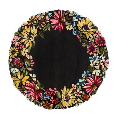 Butterfly Garden 6' Round Rug mackenzie-childs Panama 0