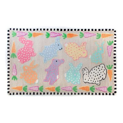 MacKenzieChilds Baby Bunny Rug